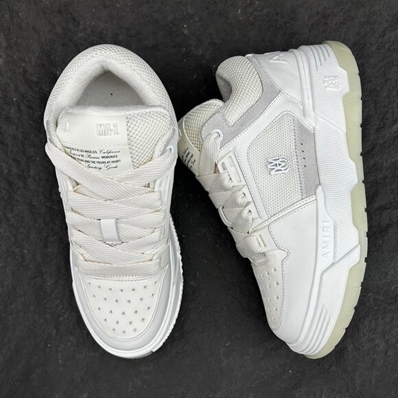 Amiri Shoes - Amiri Low-Top Textured Upper Skate Shoes